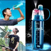 Easy to Carry School office Sports Summer Spray Water Bottle Portable Water Cooling Spray Cup Large Capacity