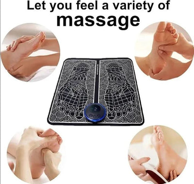 Remote EMS Foot Massager Pad with Remote Improve Blood Circulation Relieve Ache Pain Health Care