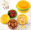 kids Lunch box tiffin box for school burger shaped meal it box large lunch box