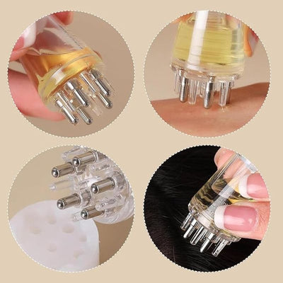 Mini Portable Oil Scalp Applicator Hair Oil Applicator Bottle Scalp Massager