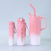 Tumbler 3pcs bottle set with straw